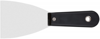 Шпатель с пластиковой ручкой полированный  3" (75 мм) ( 06280 )