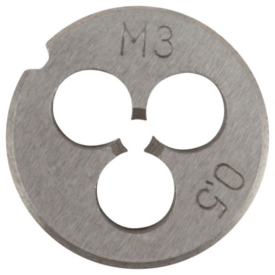Плашка метрическая, легированная сталь  М3х0,5 мм ( 70820 )
