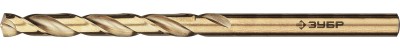 Сверло по металлу КОБАЛЬТ, сталь Р6М5К5, класс А, ЗУБР Профессионал 29626-4, d=4 мм