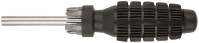Отвертка 5 CrV бит, черная усиленная ручка с антискользящей накладкой ( 56245 )