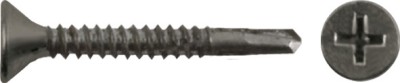Саморез для оконного профиля частый шаг резьбы, наконечник сверло №2 3.9х13 100 шт. ПРОМ ( 22880 )