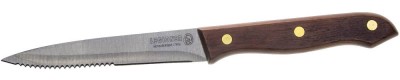 Нож LEGIONER "GERMANICA" для стейка, с деревянной ручкой, лезвие нерж 110мм,  ( 47834_z01 )