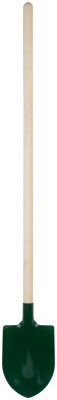 Лопата штыковая с ребрами жесткости, с деревянным черенком  190х350х1420 мм ( 77212 )
