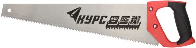 Ножовка по дереву универсальная, шаг 4,5 мм, пластиковая прорезиненная ручка 450 мм ( 40352 )