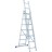 Лестница, 3 х 7 ступеней, алюминиевая, трехсекционная, Россия, Сибртех, ( 97817 )