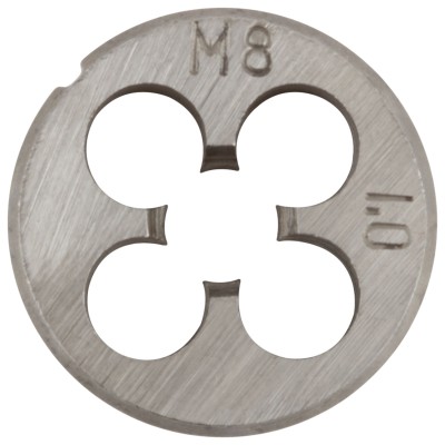Плашка метрическая, легированная сталь  М8х1,0 мм ( 70824 )