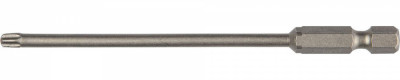 Биты "X-DRIVE" торсионные кованые, обточенные, KRAFTOOL 26125-25-100-1, Cr-Mo сталь, тип хвостовика E 1/4", Т25, 100мм, 1шт,  ( 26125-25-100-1 )