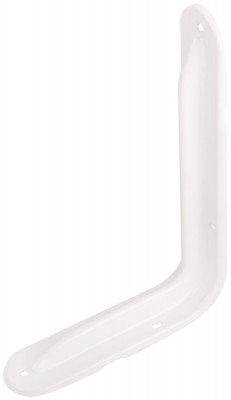 Уголок-кронштейн усиленный белый 160х250 мм (1,0 мм) ( 65966 )