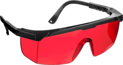 STAYER OPTIMA Красные, очки защитные открытого типа, регулируемые по длине дужки.