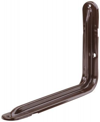 Уголок-кронштейн усиленный коричневый 200х300мм (1,0 мм) ( 65973 )