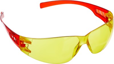 Облегчённые жёлтые защитные очки ЗУБР МАСТЕР широкая монолинза, открытого типа ( 110326_z01 )