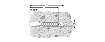 Дюбель рамный нейлоновый, в комплекте с оцинкованным шурупом, шлиц Pz, 10 x 100 мм, 50 шт, ЗУБР Профессионал,  ( 4-301455-10-100 )