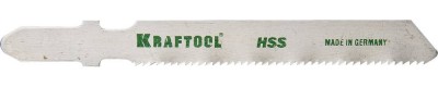 Полотна KRAFTOOL, T118A, для эл/лобзика, HSS, по металлу (1,5-2мм), EU-хвост., шаг 1,2мм, 55мм, 2шт,  ( 159551-1,2 )