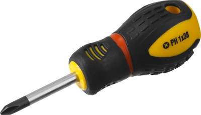 Отвертка STAYER "PROFESSIONAL" "PROTech", двухкомп рукоятка, намагниченная, Cr-Mo, PH1x38мм,  ( 25132-1-38_z02 )