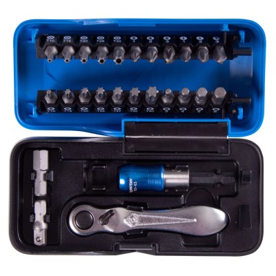 KING TONY Набор вставок (бит) серии "АТОМ", 1/4", PH, PZ, Hex, Torx, 26 предметов ( 1026CQ-AM )