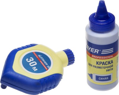 Набор STAYER Нить разметочная с синей краской в 2-хкомпонентном корпусе, 115гx30м  ,  ( 2-06383-H2 )