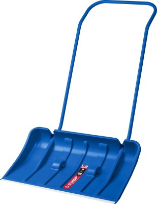 ЗУБР СКАНДИНАВИЯ 820 мм, пластиковый ковш, с алюминиевой планкой, с колесиками, Снеговой движок (скрепер) (39937)