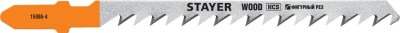 Полотна STAYER, T244D, для эл/лобзика, HCS, по дереву, ДВП, ДСП, фигур. рез, T-хвост., шаг 4мм, 75мм, 2шт ( 15986-4_z02 )