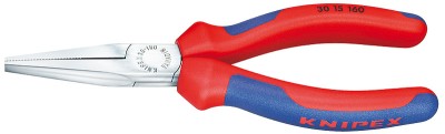 Длинногубцы хромированные 140 мм, KNIPEX,  ( KN-3015140 )