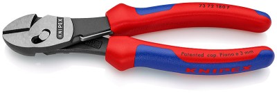 KNIPEX TwinForce фосфатированные, черного цвета 180 мм,  ( KN-7372180F )