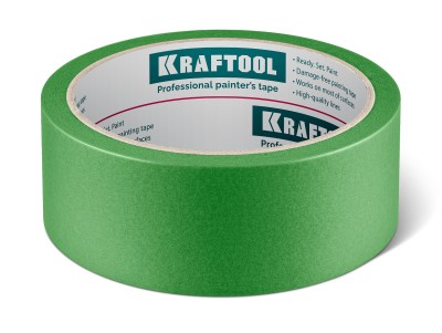 KRAFTOOL #300 Strong 38 мм х 30 м, для грубых и шероховатых поверхностей, малярная лента (12103-38)