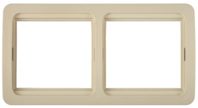 Панель СВЕТОЗАР "ГАММА" двойная горизонтальная, цвет бежевый ,  ( SV-54146-B )