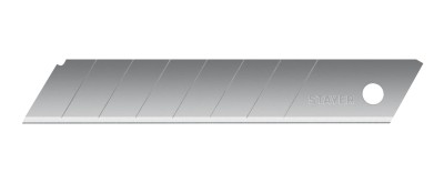 Лезвия STAYER "PROFI" сегментированные, 18 мм, 10 шт, в боксе,  ( 0915-S10 )
