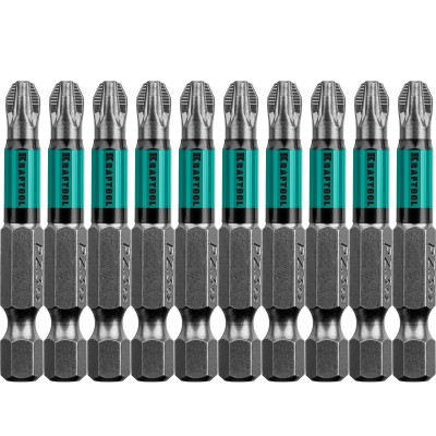 Optimum Line Биты, PZ3, 50 мм, тип хвостовика E 1/4", 10 шт в блистере, KRAFTOOL,  ( 26124-3-50-10 )
