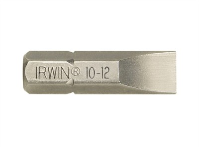 Биты для шуруповерта, SL6,5-плоский, длина 25 мм, C 1/4", 10 шт, IRWIN, ( 10504361 )