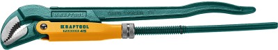 KRAFTOOL PANZER-45, №2, ключ трубный, изогнутые губки ( 2735-15_z02 )