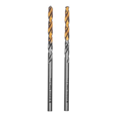 Сверло спиральное по металлу 3 x 60 мм, Р6М5, Golden Tip , 2шт. Denzel ( 718225 )