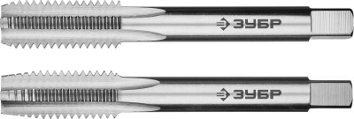Метчики ЗУБР "ПРОФЕССИОНАЛ" машинно-ручные, комплектные для нарезания метрической резьбы в сквозных отверстиях, М12х1,75, 2шт,  ( 4-28007-12-1.75-H2_z01 )