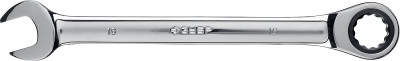 Комбинированный гаечный ключ трещоточный 16 мм, ЗУБР
