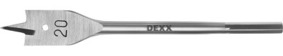 Сверло по дереву перовое, шестигранный хвостовик, DEXX 2945-20, d=20мм,  ( 2945-20 )