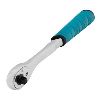 Ключ-трещотка 1/4", CrV, 90 зубьев, усиленный, хром Gross ( 14053 )
