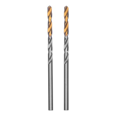 Сверло спиральное по металлу 3,2 x 65 мм, Р6М5, Golden Tip , 2шт. Denzel ( 718226 )
