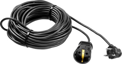Удлинитель-шнур ПВС 307-Ш, 20 м, 2500 Вт, 1 гнездо, ПВС 3х0,75 мм2, ЗУБР ( 55022-20 )