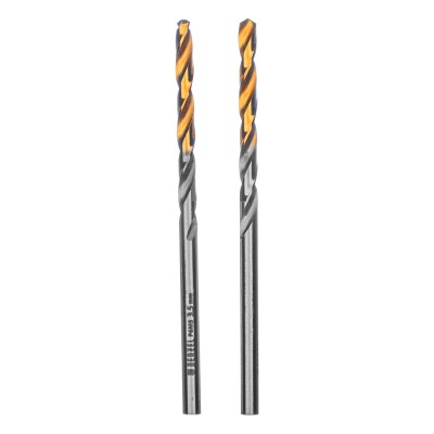 Сверло спиральное по металлу 3,5 x 70 мм, Р6М5, Golden Tip , 2шт. Denzel ( 718227 )