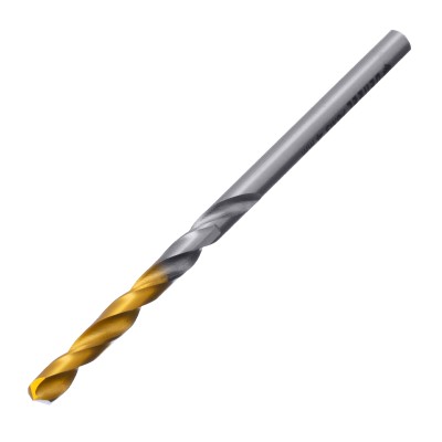Сверло спиральное по металлу 4 x 75 мм, Р6М5, Golden Tip  Denzel ( 718229 )