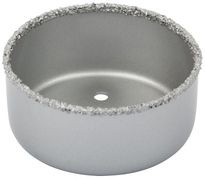 Коронка кольцевая по кафелю карбидная, глубина пропила 25 мм, 64 мм ( 16573 )