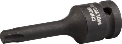 Торцовая головка KRAFTOOL "INDUSTRIE QUALITAT" ударная (1/2"), TORX, Cr-Mo, фосфатированная, T50,  ( 27952-50_z01 )