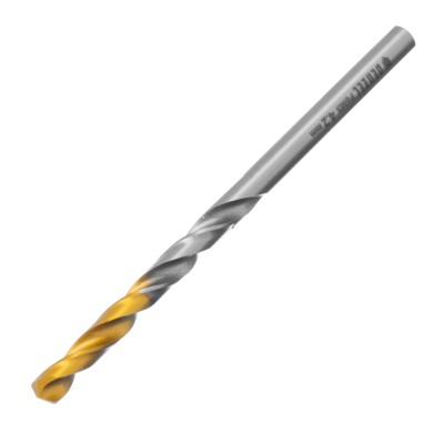 Сверло спиральное по металлу 4,2 x 75 мм, Р6М5, Golden Tip  Denzel ( 718230 )