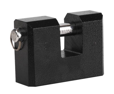 Замок навесной ЗУБР "МАСТЕР" усиленный, дисковый механизм секрета, ключ 7 PIN, дужка d-14мм, 90мм  ,  ( 3720-3_z01 )