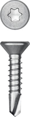 KRAFTOOL DS-C 16 х 4.2 мм, А2, сверло, потай, ТХ20, саморез нержавеющий, 500 шт (300932-42-016)