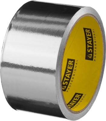 Алюминиевая лента, STAYER Professional 12268-50-10, до 120°С, 50мкм, 50мм х 10м,  ( 12268-50-10 )