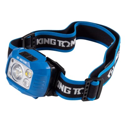 KING TONY Фонарь светодиодный, налобный, 1 Led COB, 3,7 В ( 9TA53 )