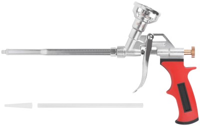 Пистолет для монтажной пены, прорезиненная ручка, поворотный верхний адаптор ( 14274 )
