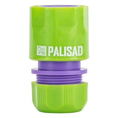 Соединитель пластмассовый, быстросъемный для шланга 1/2 Palisad, ( 66135 )