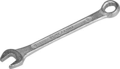 Ключ комбинированный "МЕХАНИК" оцинкованный, 8мм,  ( 27016-08 )