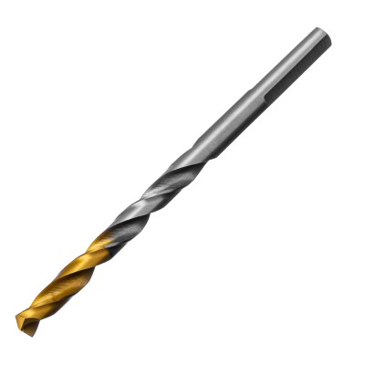 Сверло спиральное по металлу 5,5 x 93 мм, Р6М5, Golden Tip  Denzel ( 718234 )